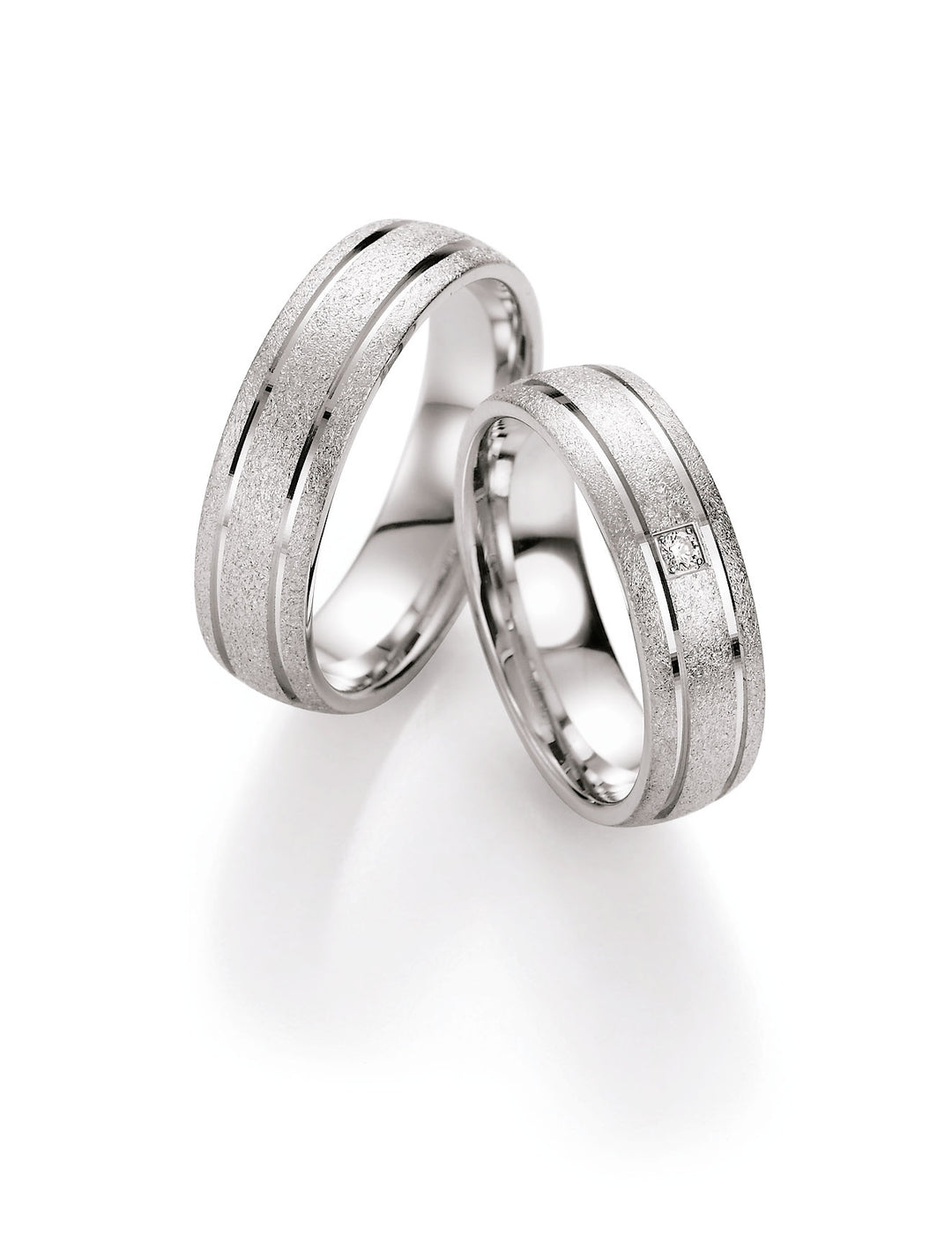 Ringe aus 925 Silber mit Diamant und  Gravur | CR55-10090
