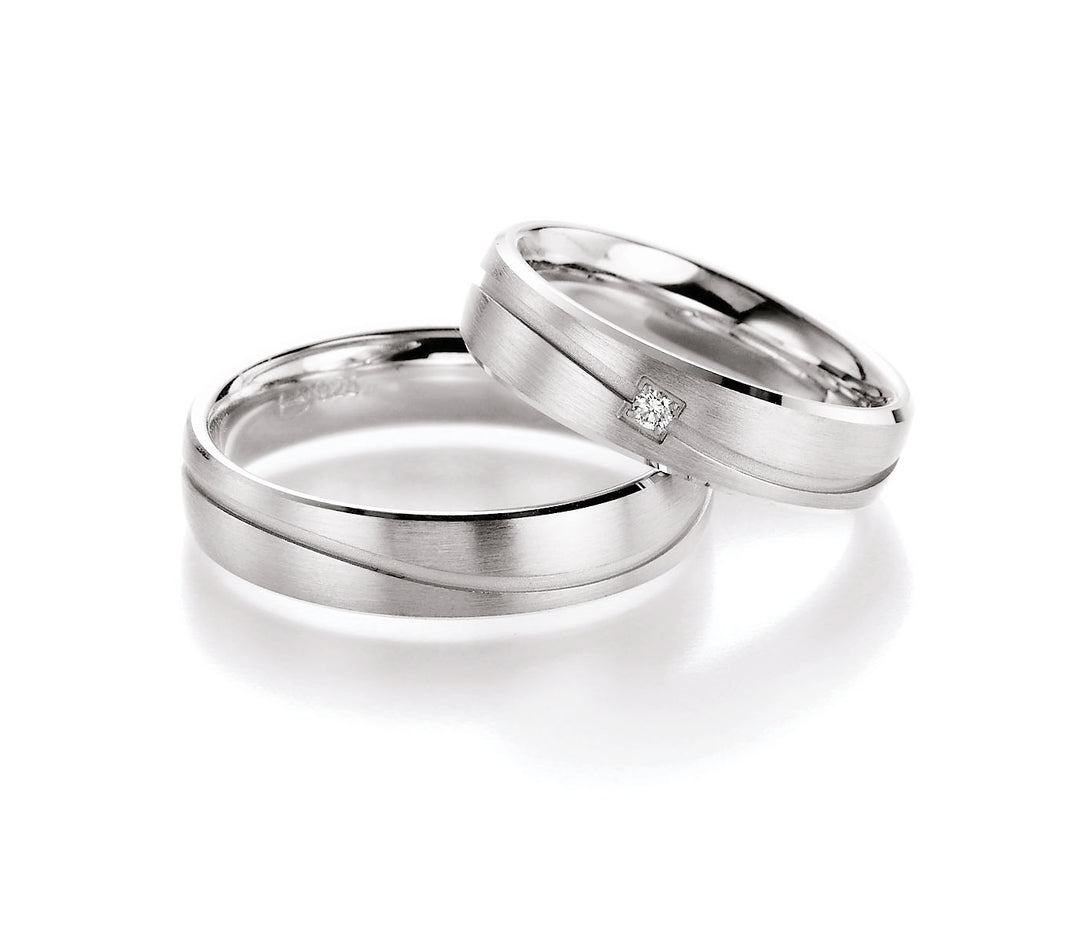 Ringe aus 925 Silber mit Diamant und  Gravur | CR55-10150