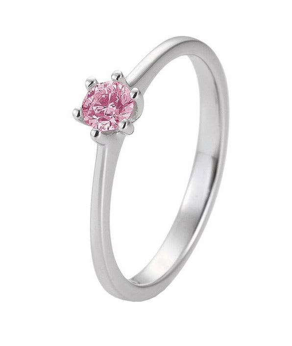 Verlobungsringe  aus Gold mit Rosa Diamant | BM02RO