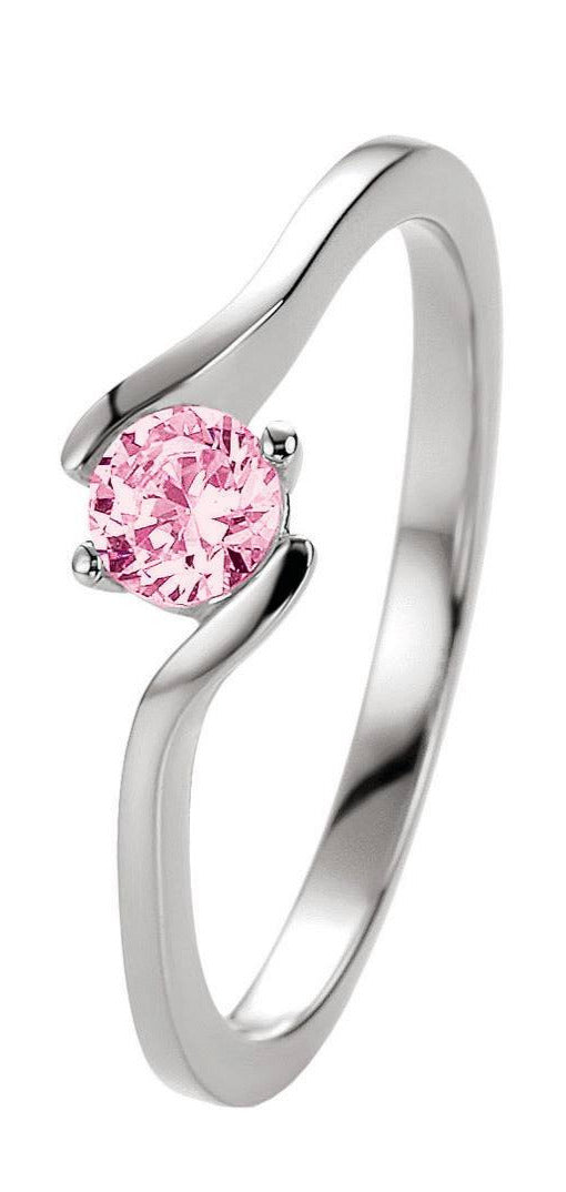 Verlobungsringe  aus Gold mit Rosa Diamant | BM01RO
