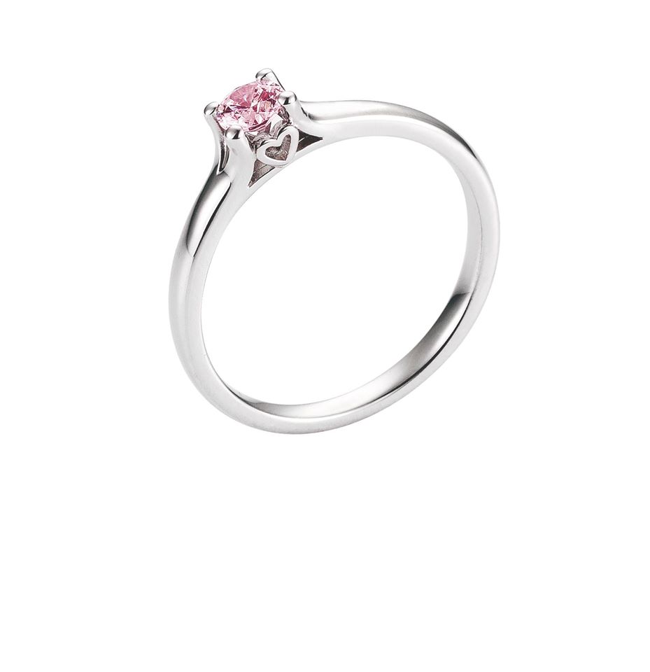 Verlobungsringe  aus Gold mit Rosa Diamant | BM02RO