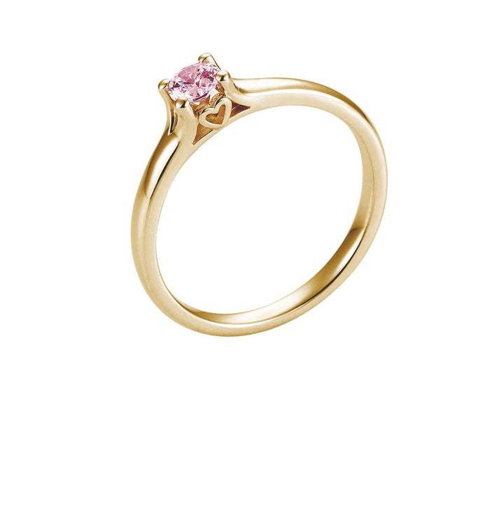 Verlobungsringe  aus Gold mit Rosa Diamant | BM03RO