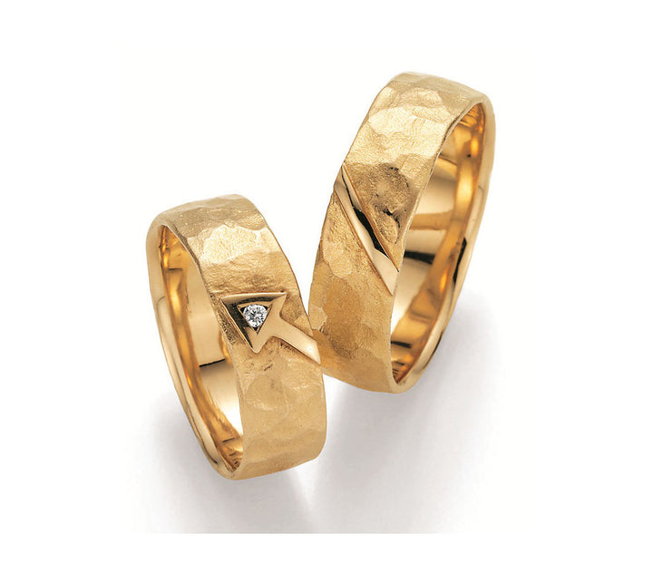 Symbolringe Amor - Eheringe aus Silber, Gold oder Platin mit Diamant ink. Garantie und Gravur 66-51010 Amor
