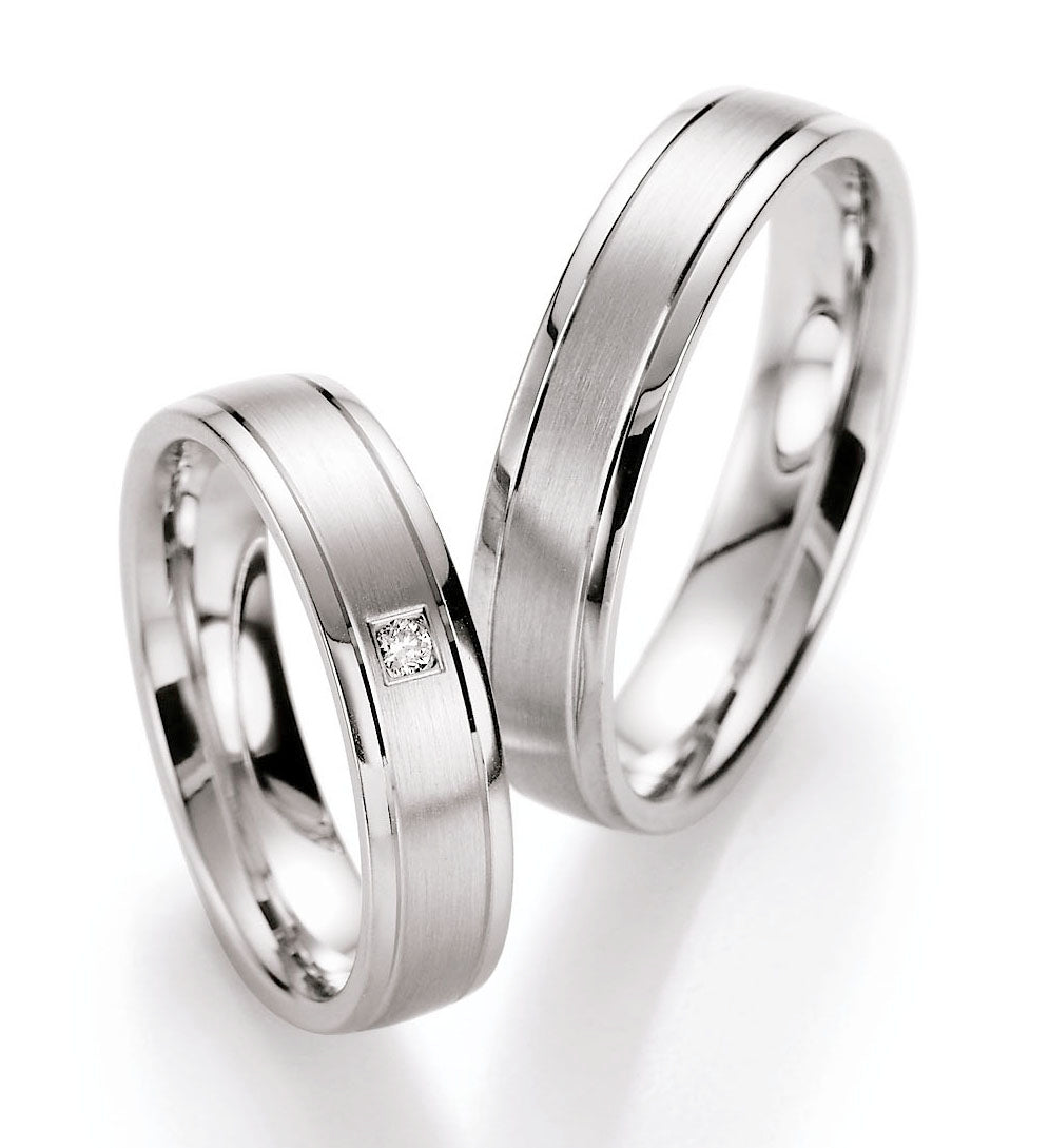 Ringe aus 925 Silber mit Diamant und  Gravur | CR55-10030