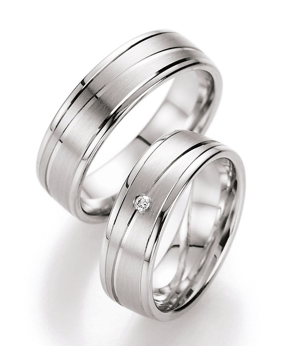 Ringe aus 925 Silber mit Diamant und  Gravur | CR55-10050
