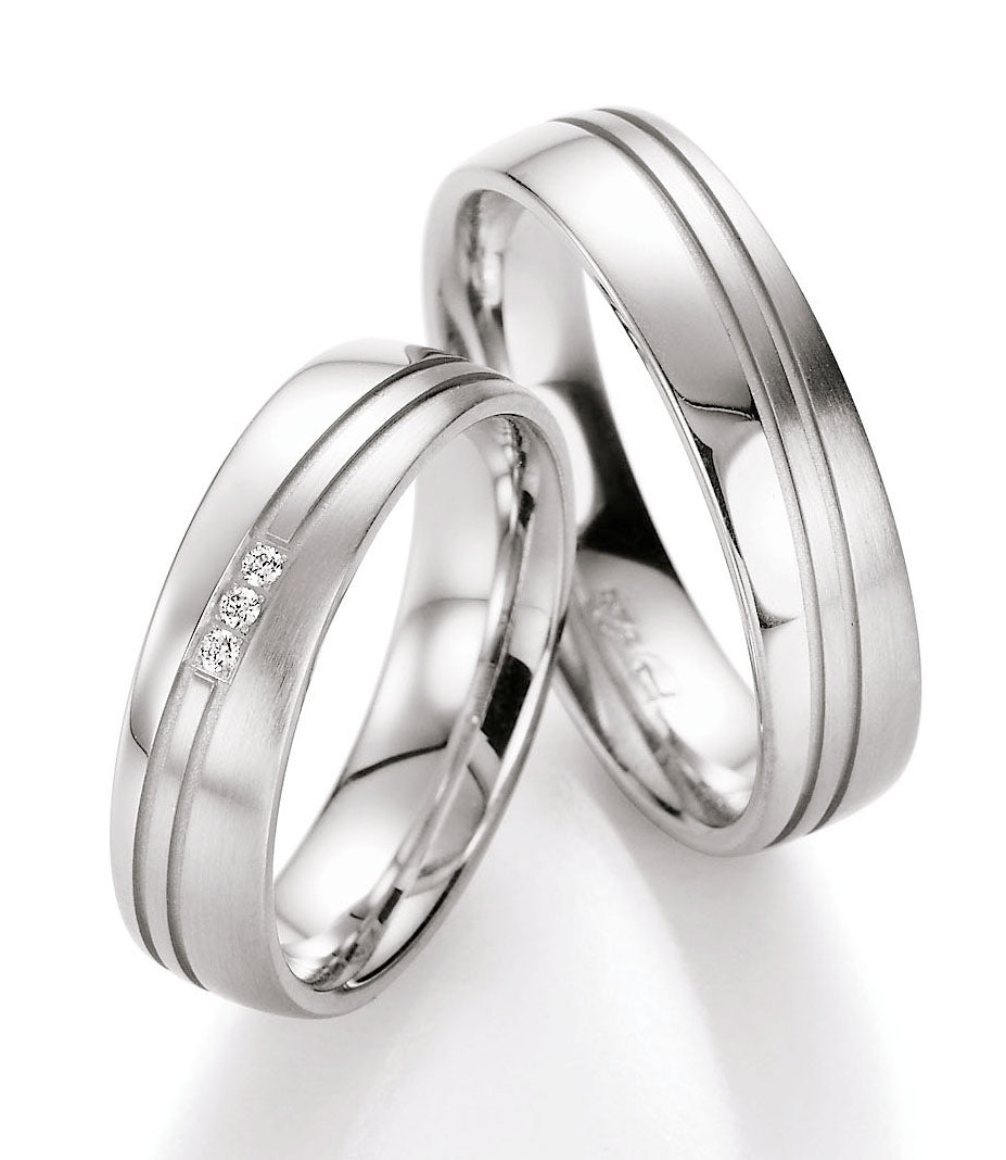 Ringe aus 925 Silber mit Diamant und  Gravur | CR55-10110