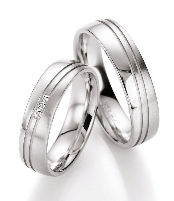 Ringe aus 925 Silber mit Diamant und  Gravur | CR55-10110