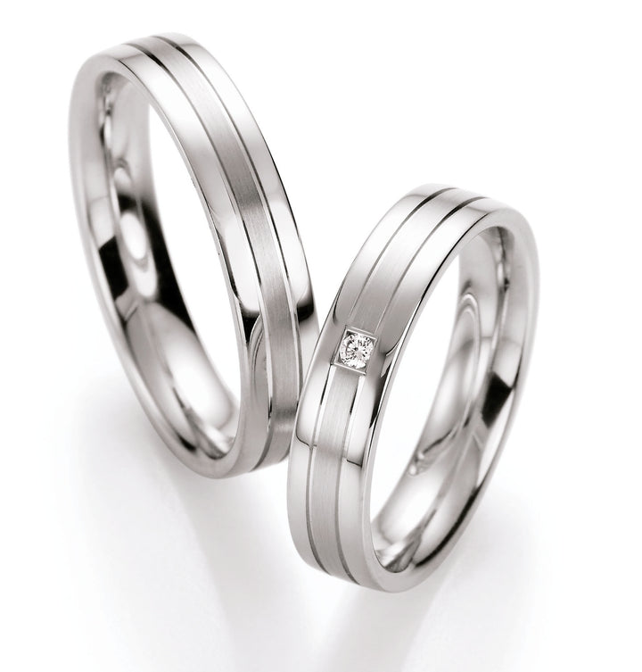 Ringe aus 925 Silber mit Diamant und  Gravur | CR55-10130