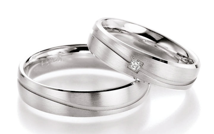 Ringe aus 925 Silber mit Diamant und  Gravur | CR55-10150