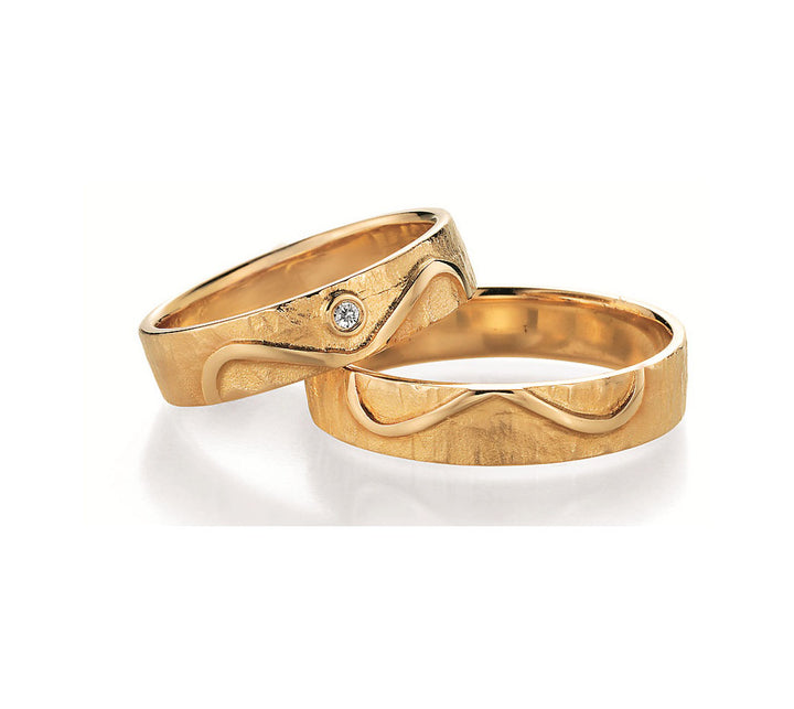 Symbolringe Unendlichkeit - Eheringe aus Silber, Gold oder Platin mit Diamant ink. Garantie und Gravur 66-51170 Infinity