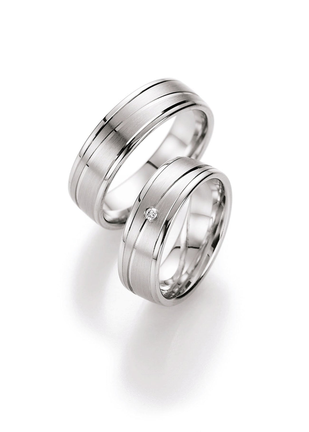 Eheringe Silber Diamant