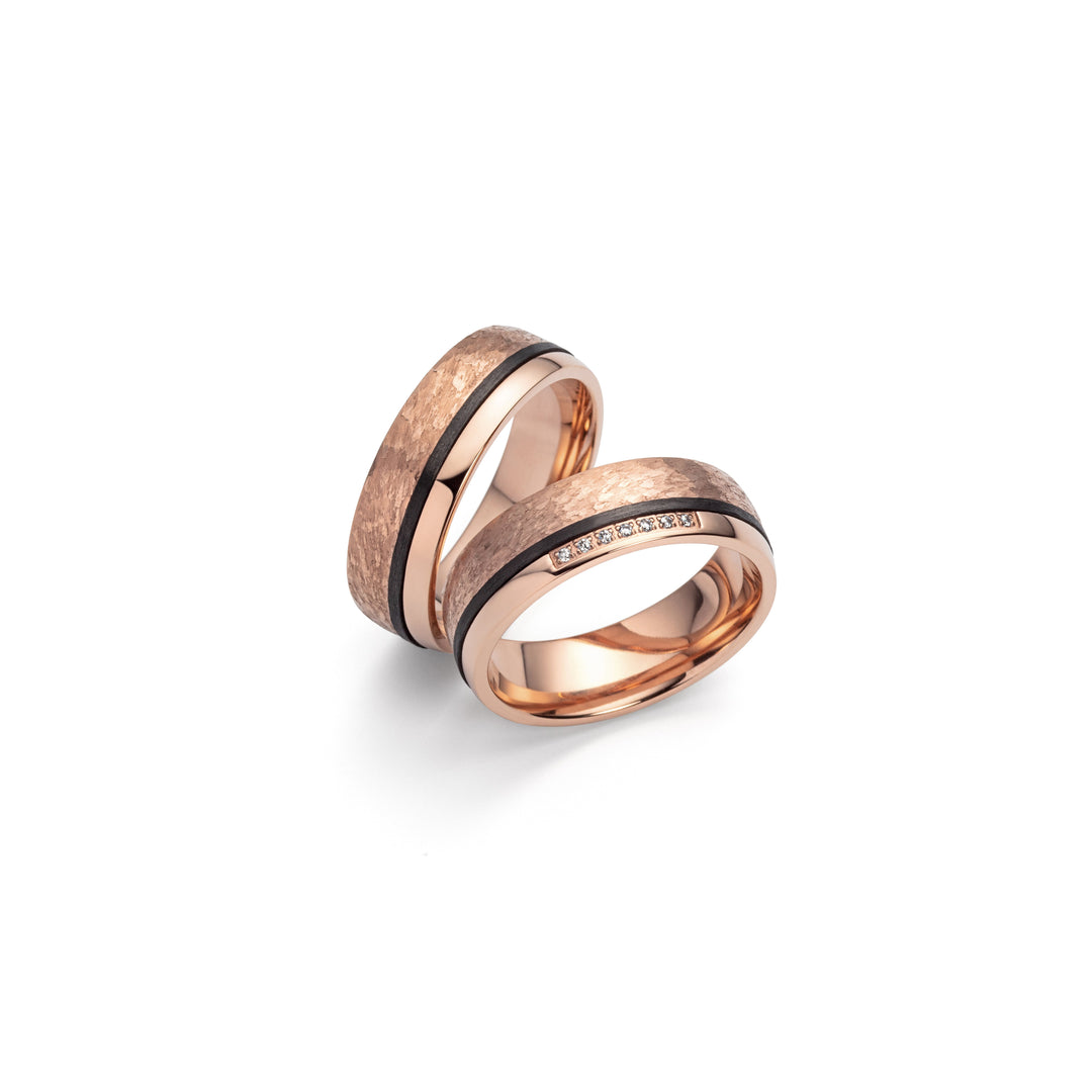 Freundschaftsringe Rosegold