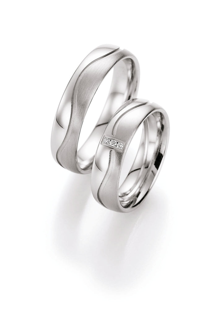 Ringe aus 925 Silber mit Diamant und  Gravur | CR55-10010
