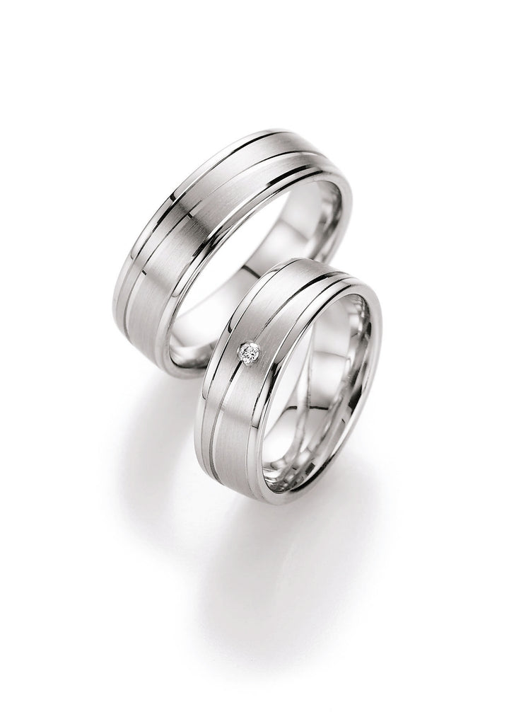 Ringe aus 925 Silber mit Diamant und  Gravur | CR55-10050
