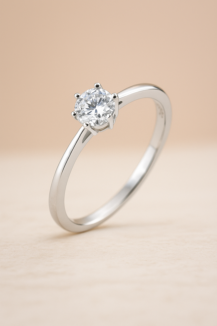 Verlobungsringe aus 925 Silber mit Zirkonia | AB 1436