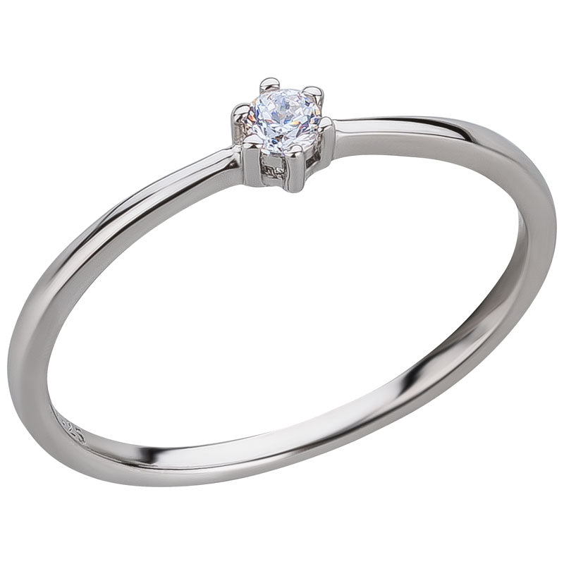Verlobungsringe aus 925 Silber mit Zirkonia | SR 1897