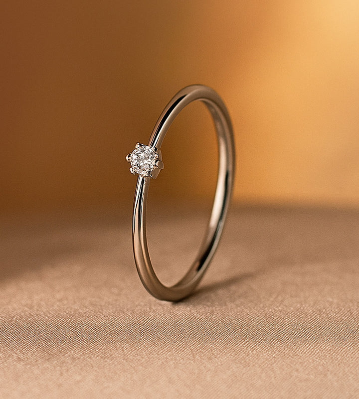 Verlobungsringe aus 925 Silber mit Zirkonia | SR 1897