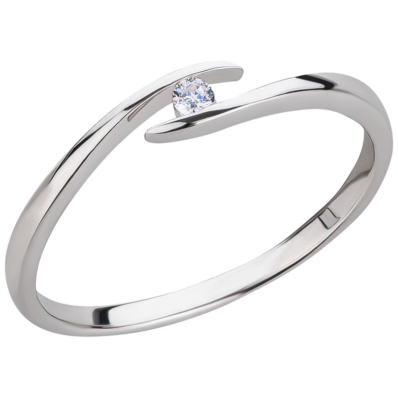 Verlobungsringe aus 925 Silber mit Zirkonia | SR 1898